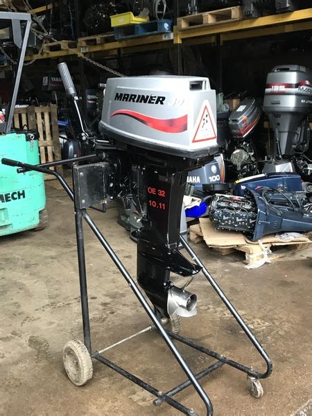 Brugt 2019 Mariner 30hp Short Shaft 2 Stroke Tiller Control 2011