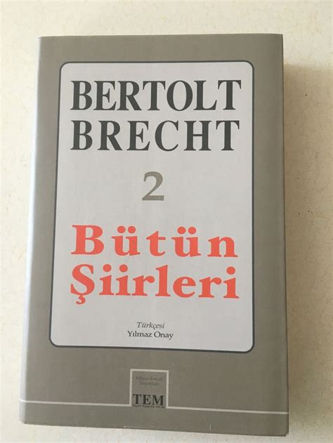 The Cover Of Bertolt Brecht S Butun Sigleri