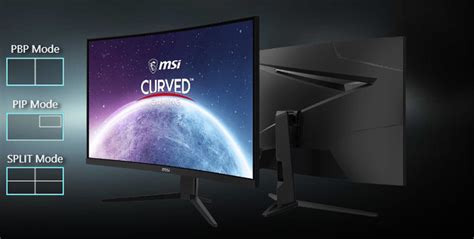 Msi G Cq Va Wqhd Hz Ms Freesync Premium Curved Gaming Monitor