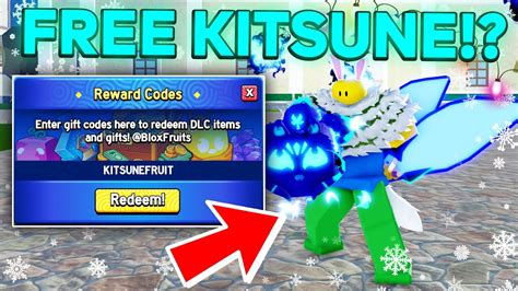 Blox Fruits Kitsune Fruit Codes In Roblox Blox Fruits Codes Youtube