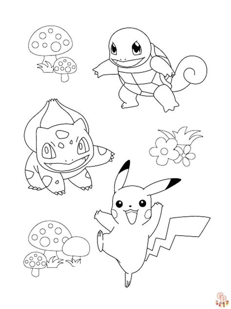 Las Mejores Dibujos Pokemon Para Colorear Para Niños