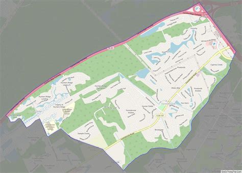 Map of Forestbrook CDP - Thong Thai Real