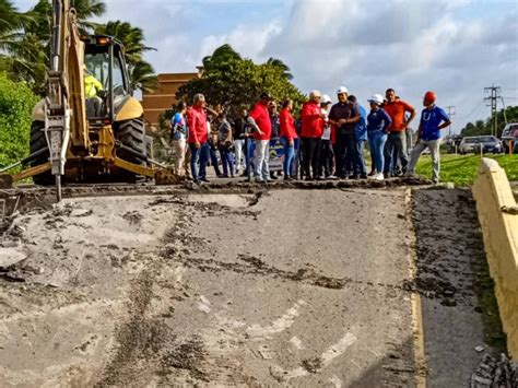 Gobernador De Falc N Supervisa Trabajos En Puente Arag Ita