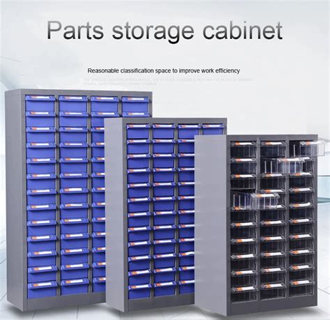 48 Drawers Electronic Component Parts Storage Plastic Drawer Cabinet