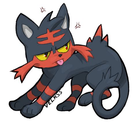 Litten By Velkss On Deviantart