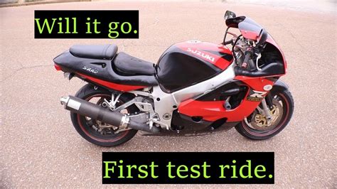 Rebuilding Abandoned 1999 Suzuki Gsx R 750 First Ride After Many Years