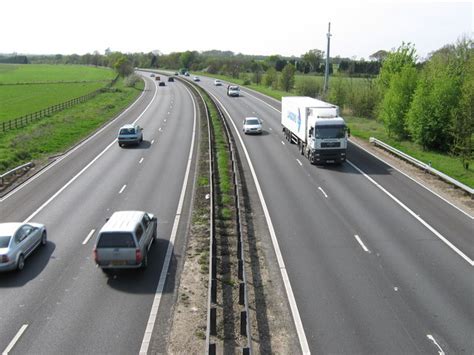 M2 Motorway To Sittingbourne © David Anstiss Geograph Britain And