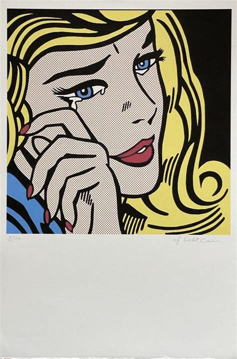 Lot Roy Lichtenstein After Crying Girl