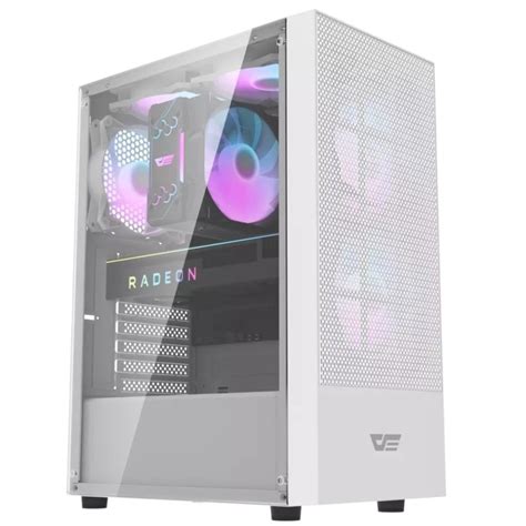 DarkFlash A290 ATX PC Casing WITH 3 RGB FAN Quadra Computer