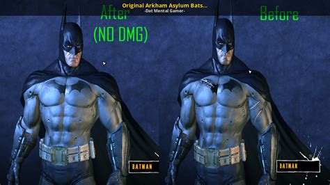 Original Arkham Asylum Batsuit No Damage [batman Arkham Asylum] [mods]