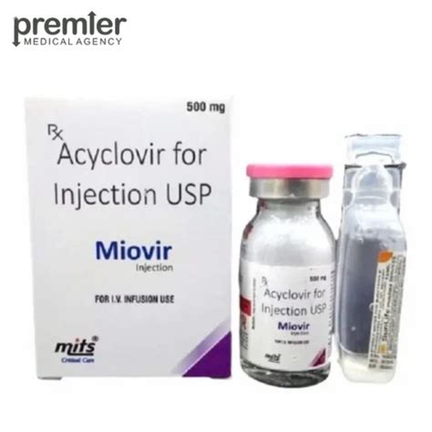 Acyclovir 500 Mg Injection Miovir At Rs 503 Piece Zovirax In Nagpur