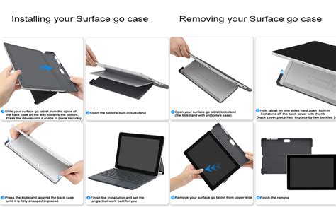 Qulose Keyboard Case For Surface Go 3 2021 Surface Go 2