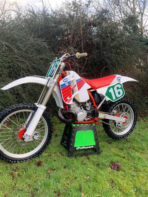 Vintage Ktm Mx Motocross Bike