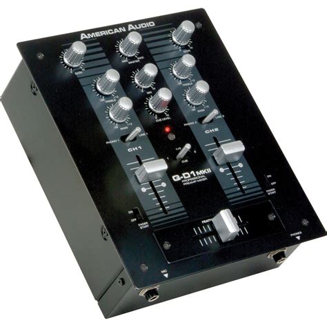 American Audio Q D1 MKII Professional 2 Channel DJ Mixer Q D1