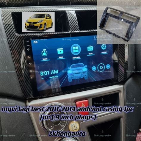 Perodua Myvi Lagi Best Icon Accessories Carbon Fiber Exterior