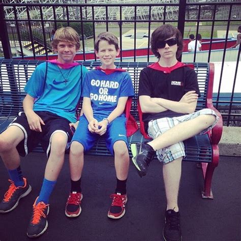 Chandler Riggs Images Chandler With His Brother And A Friend At Six