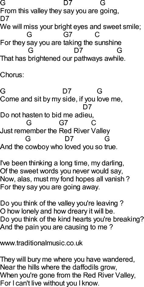 Bluegrass Songs With Chords Red River Valley Guitar Lessons Songs Ukulele Chords Songs