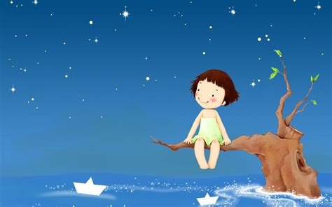 Cute Cartoon Girl Wallpapers - Wallpaper Cave