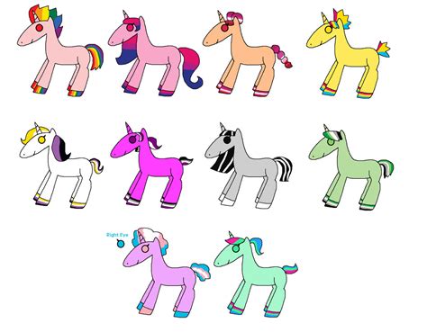 Pride Unicorn Adoptables 510 Open By Hataridoomswan1999 On Deviantart