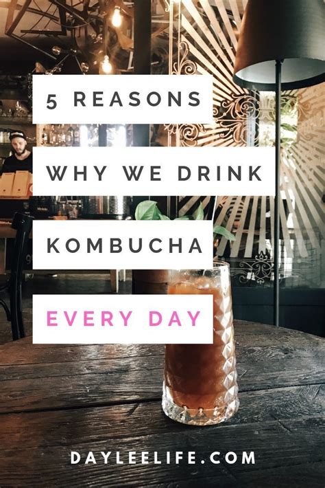 Reasons Why We Drink Kombucha Every Day Daylee Life Kombucha