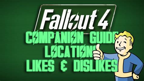 Ultimate Fallout 4 Companion Guide That Changes Everything - YouTube