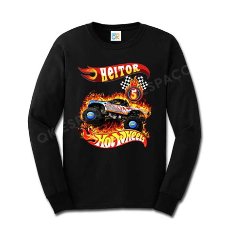 Camiseta Infantil Hot Wheels Monster Truck Ml Elo