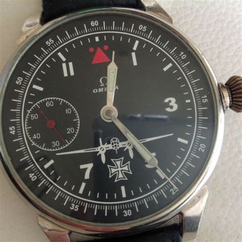 Omega Watch Military Pilot Vintage Timepiece in Near Mint Condition ...