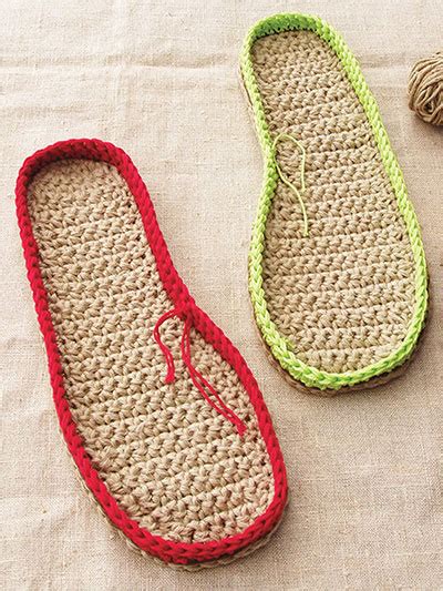 Learn How to Make Crochet Soles for Slippers and Shoe Patterns