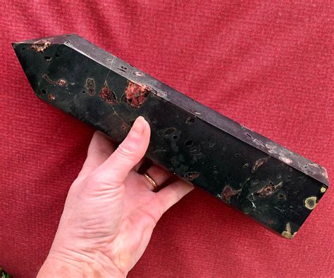 3 88 Lb Plumite Aka Plum Blossom Jasper Obelisk Pillar Tower Point Wand