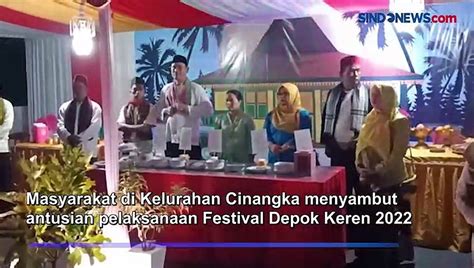 Sajikan Ragam Makanan Khas Betawi Festival Depok Keren Di Cinangka