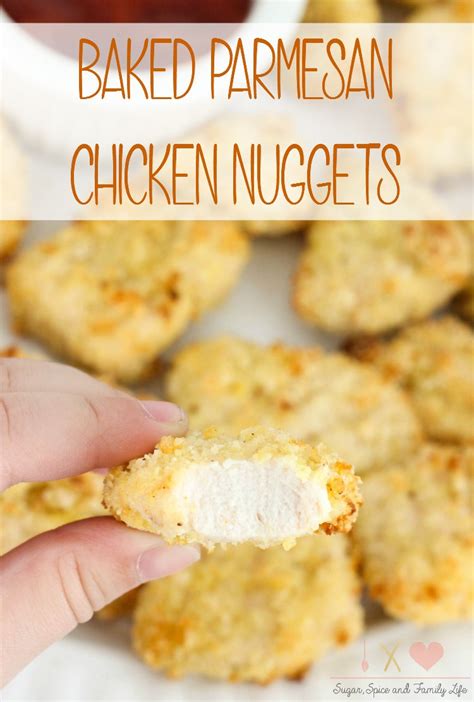 Baked Parmesan Chicken Nuggets Recipe