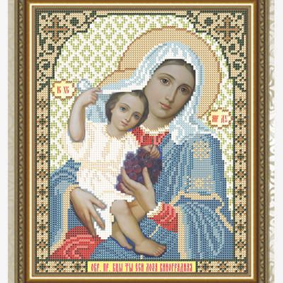 Купить VIA4250 - Схема для вышивки бисером Икона Образ Пресвятой ...