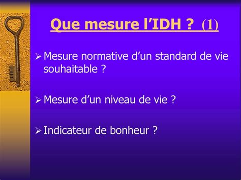 Indicateurs Du Developpement Humain Signification Et Interpretation