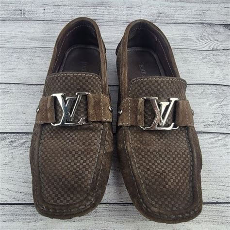 Louis Vuitton Shoes Louis Vuitton Mens Monte Carlo Brown Suede