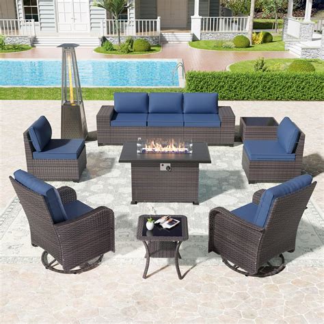 Amazon Kullavik Pieces Outdoor Patio Furniture Set With Gas