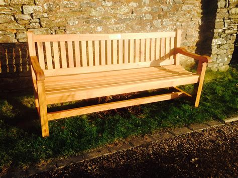 Hardwood Garden Bench Oak The Wooden Workshop Oakford Devon