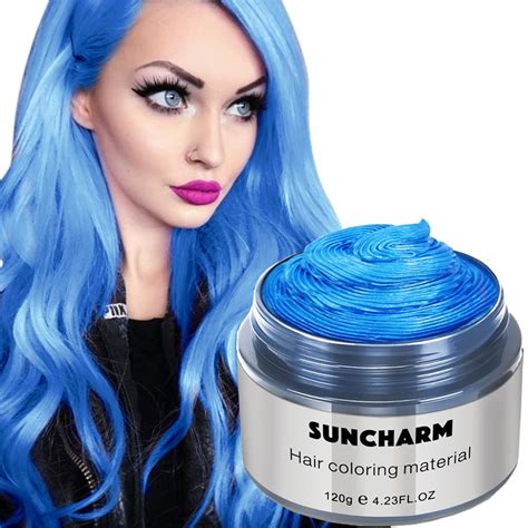 blue hair dye men