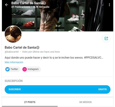 Babo De Cartel De Santa Hizo Gratuita La Suscripción A Su Cuenta De Only Fans Infobae