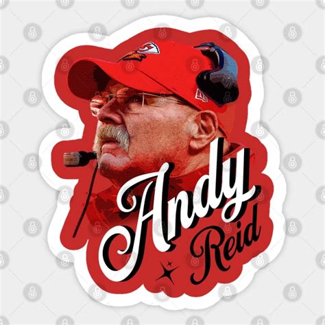 Andy Reid Frozen Mustache Andy Reid Sticker Teepublic