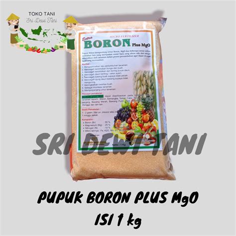 Pupuk BORON Plus MgO Micro Fertilizer 1 Kg Lazada Indonesia