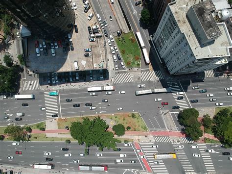 Hd Wallpaper Aerial View Photography Of Busy Street Birds Eye View