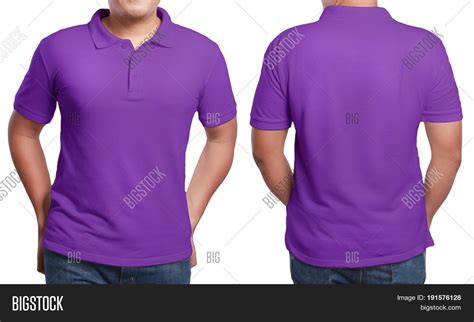 Purple Polo T Shirt Image Photo Free Trial Bigstock