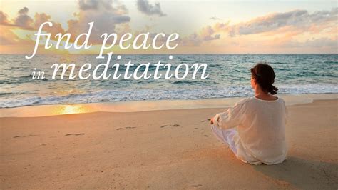 Find Peace in Meditation | Yoga International