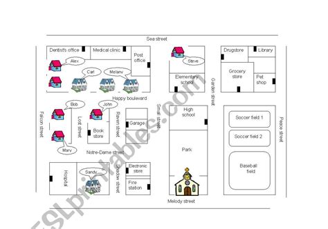 Map ESL Worksheet By Lacoso