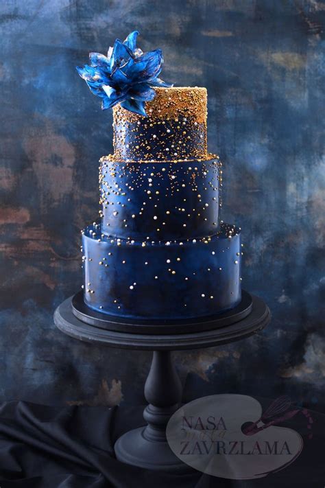 Pin By Natalya Ignatyeva On Wedding Desserts Wedding Cakes Blue