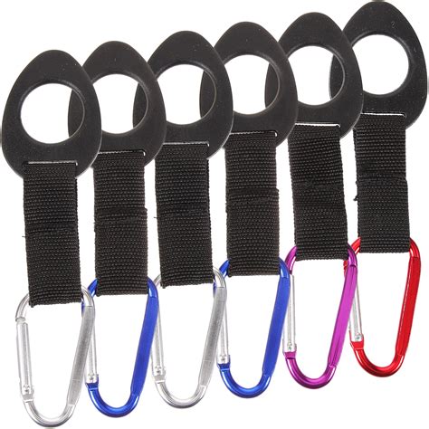 Pcs Backpack Water Bottle Clip Buckle Kettle Rings Outdoor Carabiner