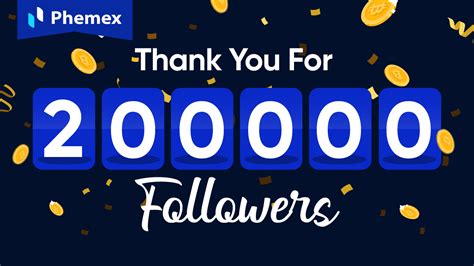 Phemex On Twitter We Did It K Followers Thank You So Much To