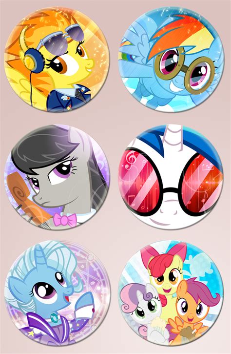 Safe Artist Pixelkitties Apple Bloom Dj Pon Octavia