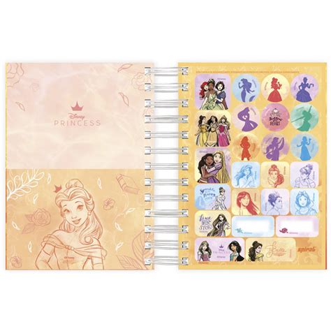 Agenda Diária Mini Princesa 2023 192 Folhas 2368569 Spiral Pn Pt 1 Un Suprimentos Para