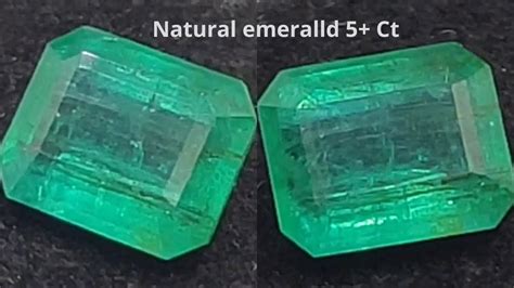 Natural Emerald 5 Carat Gemstone YouTube